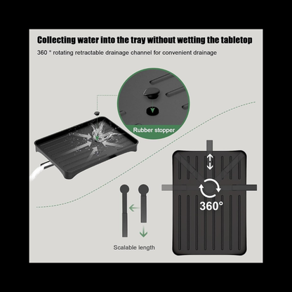 🧼 Estante Organizador y Escurridor de Platos 4 en 1 – Ahorra Espacio y Mantén tu Cocina Impecable